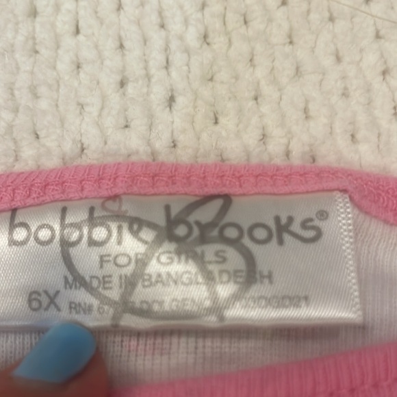 Bobby Brooks long sleeve pajama top tee jersey unicorns rainbows stars girls 6X - Picture 2 of 5